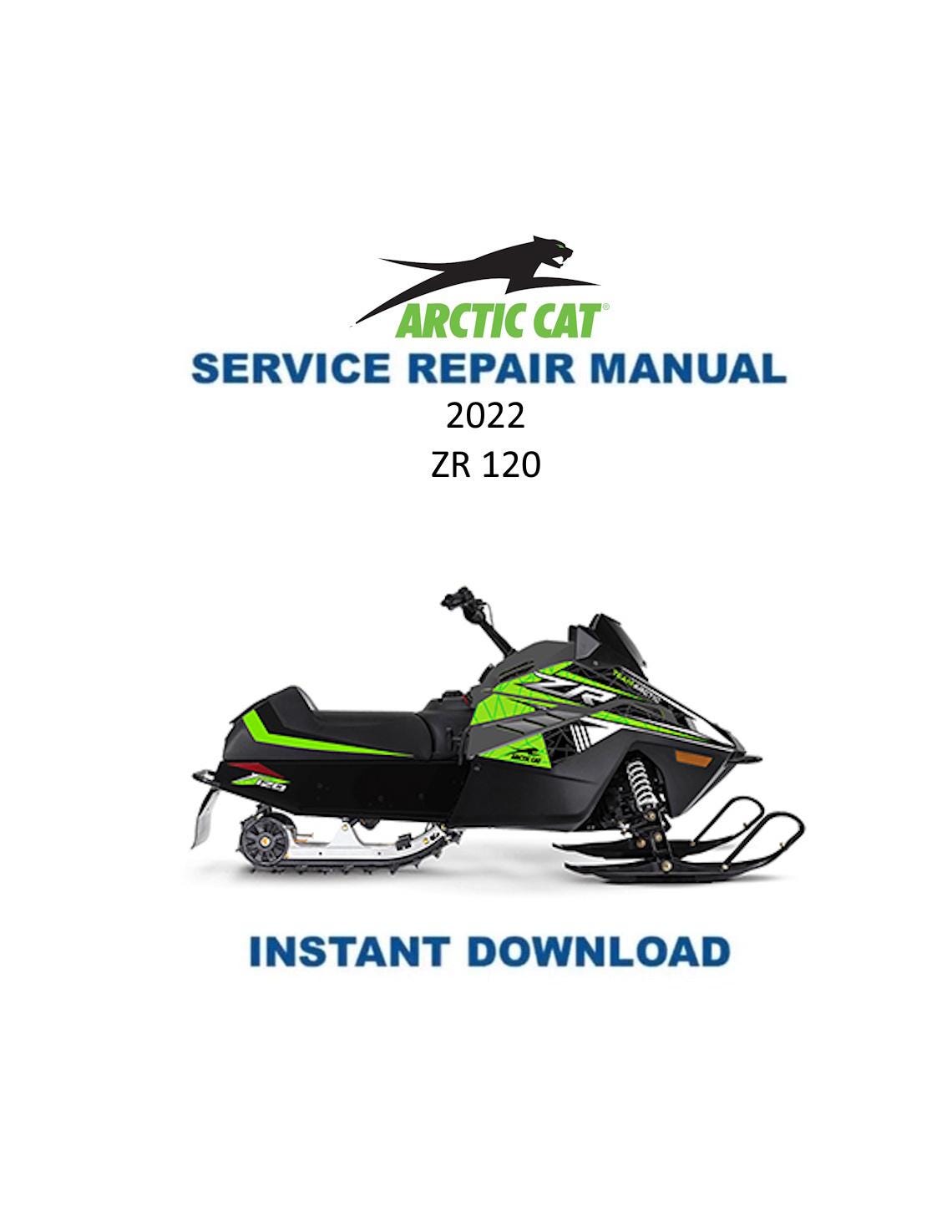 Arctic Cat ZR 120 Kitty Cat Snowmobile Service Manual 2022-2025 - Service Manual PDF Instant Download