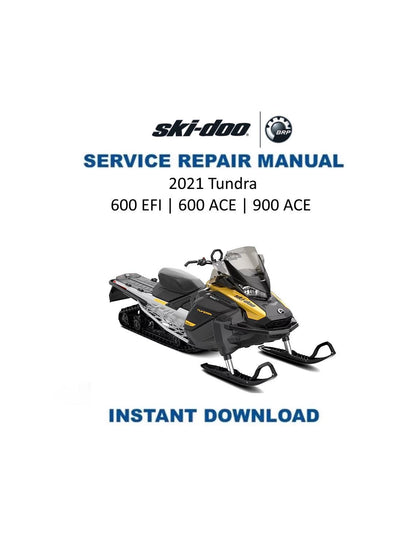 Skidoo Tundra 600 900 Snowmobile Service Manual 2021-2024 - Service Manual PDF Instant Download