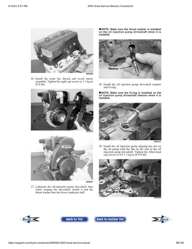 Arctic Cat Firecat F5 F7 ZL ZR Pantera Snowmobile Service Manual sample page from service manual