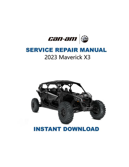 Can-Am Maverick X3 X RS/X DS Turbo R UTV Service Manual 2023-2025 - Service Manual PDF Instant Download