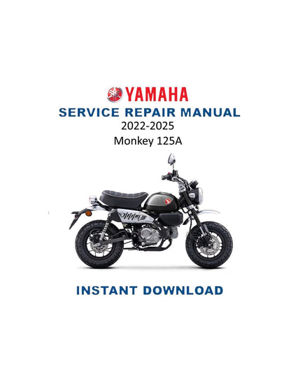 Honda Monkey 125A Motorcycle Service Manual 2022-2025 - Service Manual PDF Instant Download