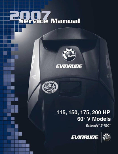 Evinrude ETEC 115-200 Outboard Service Manual factory service manual title page
