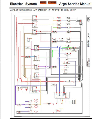Argo XTV UTV Service Manual sample page from service manual