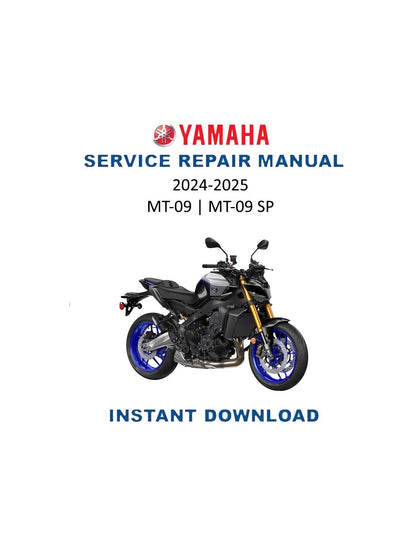 Yamaha MT-09 Motorcycle Service Manual 2024-2025 - Service Manual PDF Instant Download
