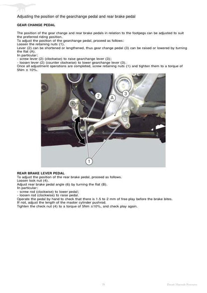 Ducati Monster 821 Motorcycle Service Manual factory service manual title page