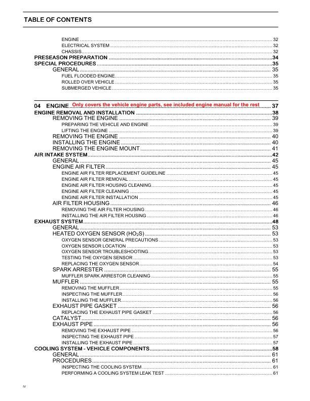 Can-Am Maverick X3 X RS/X DS Turbo R UTV Service Manual sample page from service manual