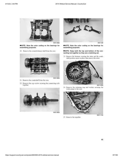 Arctic Cat Wildcat Sport 700 UTV Service Manual sample page with technical illustrations