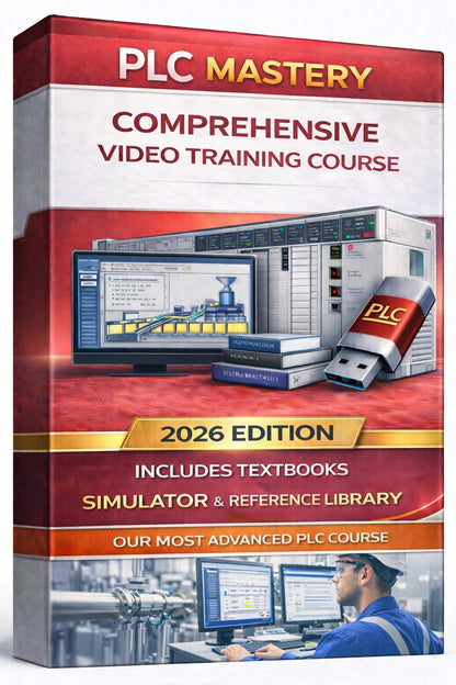 PLC Training MASTERY Course factory service manual title page