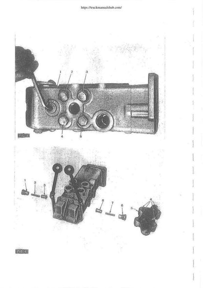 Massey Ferguson 50b Tractor Service Manual sample page from the repair manual