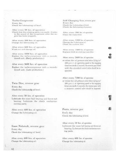 Volvo Penta MD47 MD67 MD96 Diesel Engine Service Manual sample page showing schematics and diagrams