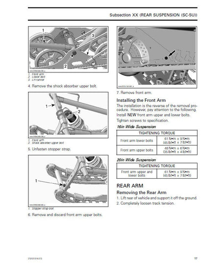 Skidoo REV 850 Gen4 ETEC Snowmobile Service Manual sample page from service manual