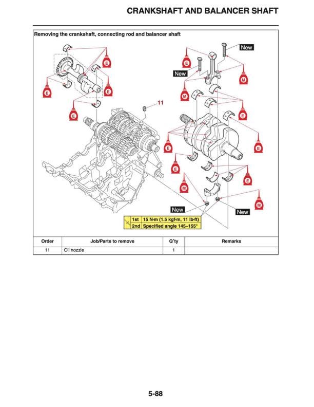 Yamaha YZF-R3 Motorcycle Service Manual sample page with technical illustrations
