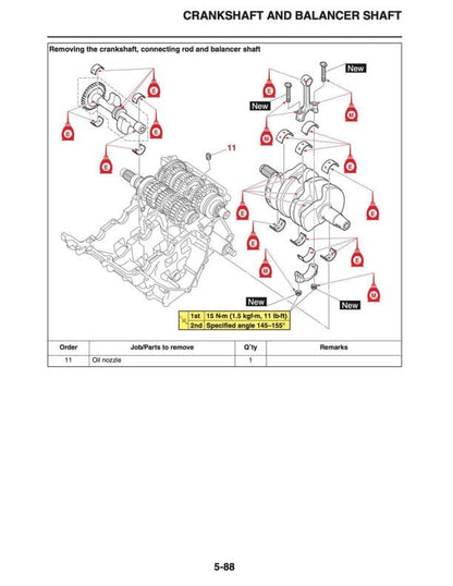 Yamaha YZF-R3 Motorcycle Service Manual sample page with technical illustrations