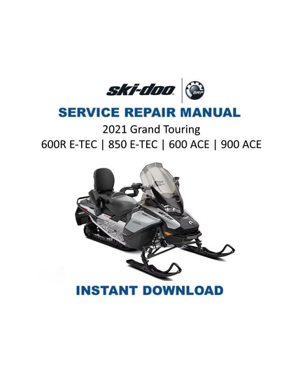 Skidoo Grand Touring 600 850 900 Snowmobile Service Manual 2021-2024 - Service Manual PDF Instant Download