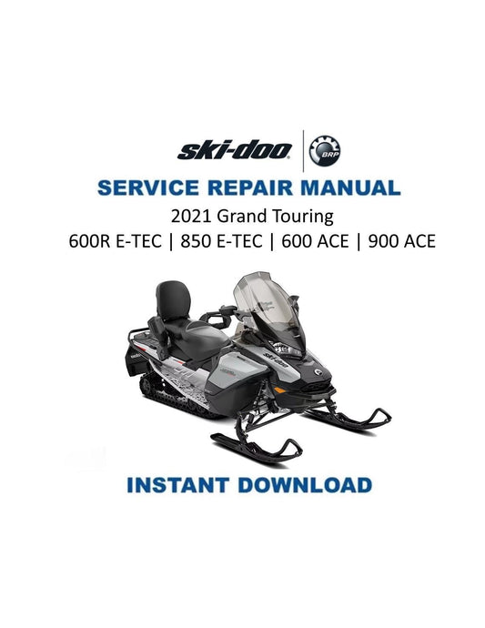 Skidoo Grand Touring 600 850 900 Snowmobile Service Manual 2021-2024 - Service Manual PDF Instant Download