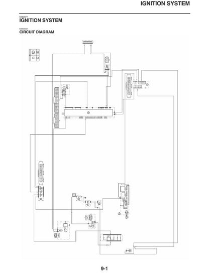 Yamaha Grizzly Hunter SE XT-R 700 ATV Service Manual sample page showing schematics and diagrams