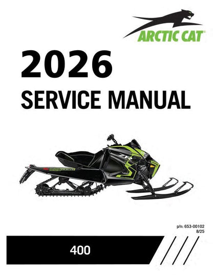 Arctic Cat Norseman Riot Touring ZR M 400 Snowmobile Service Manual factory service manual title page