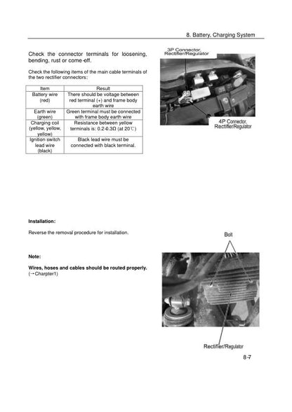 CF MOTO CF 500 Service Repair Manual sample page from the repair manual