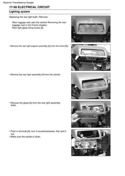 Kawasaki Brute Force 650 KVF650 ATV Service Manual sample page from the repair manual