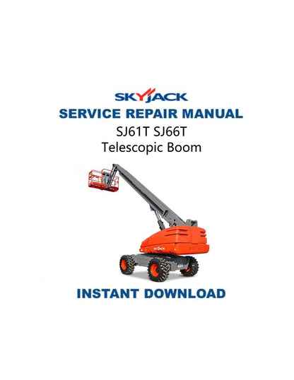 Skyjack SJ61T SJ66T Telescopic Boom Service Manual - Service Manual PDF Instant Download