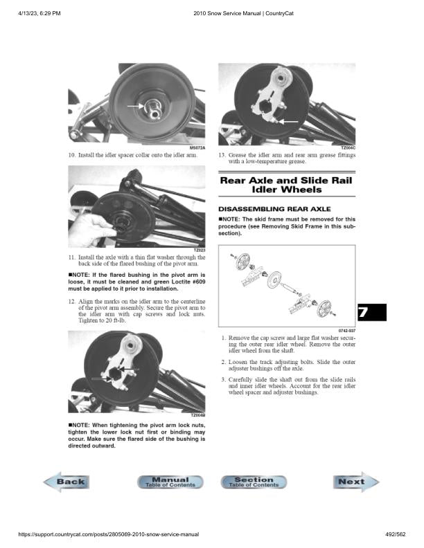 Arctic Cat Crossfire Bearcat M6 M8 F6 F8 Snowmobile Service Manual sample page showing schematics and diagrams
