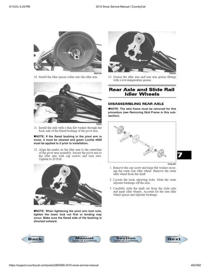 Arctic Cat Crossfire Bearcat M6 M8 F6 F8 Snowmobile Service Manual sample page showing schematics and diagrams