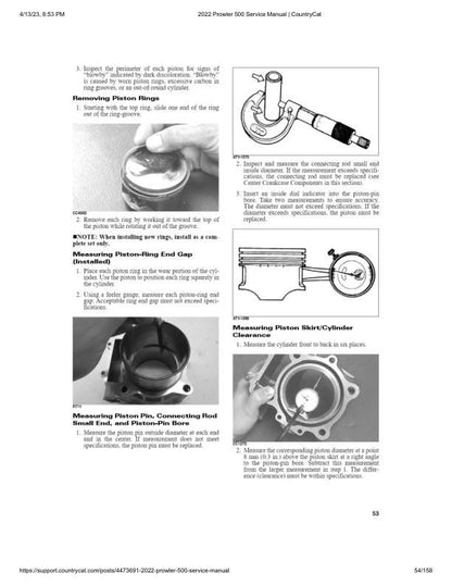 Arctic Cat Prowler 500 UTV Service Manual sample page showing repair procedures