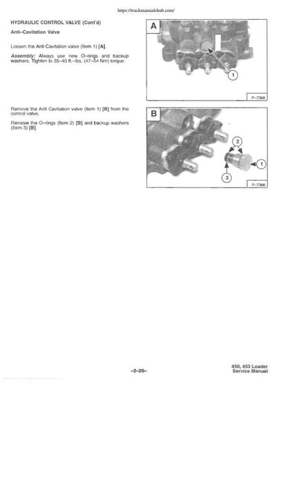 Bobcat 450 453 Skid Steer Loader Service Manual sample page from service manual