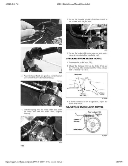 Arctic Cat Bearcat T660 Snowmobile Service Manual sample page from the repair manual