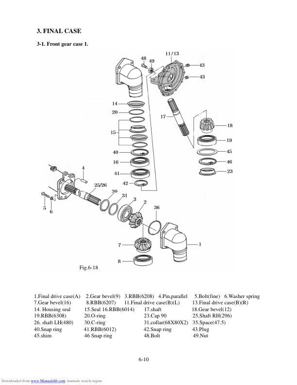 TYM T303 T353 HST Compact Tractor Service Manual sample page with technical illustrations