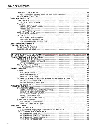 Can-Am Commander 1000 HD10 UTV Service Manual sample page from service manual