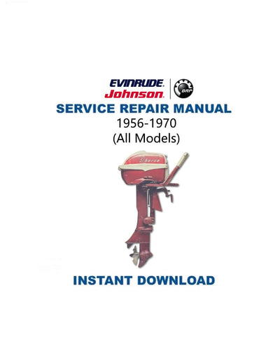 Johnson Evinrude 1–40 HP Outboard Service Manual 1970 - Service Manual PDF Instant Download