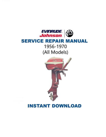 Johnson Evinrude 1–40 HP Outboard Service Manual 1970 - Service Manual PDF Instant Download