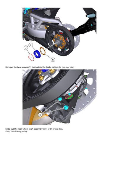 Ducati xDiavel S Motorcycle Service Manual factory service manual title page