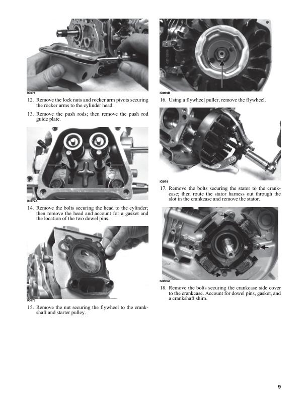 Skidoo MXZ120 Snowmobile Service Manual table of contents
