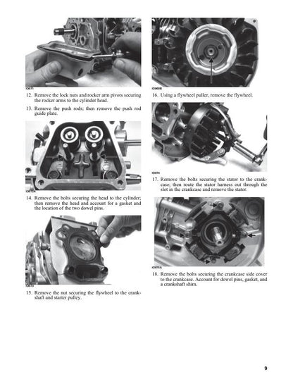 Skidoo MXZ120 Snowmobile Service Manual table of contents