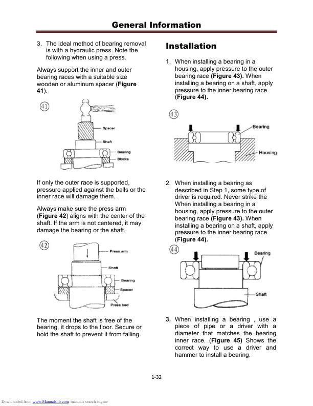 HiSun HS800 UTV Service Manual sample page with diagrams and specifications
