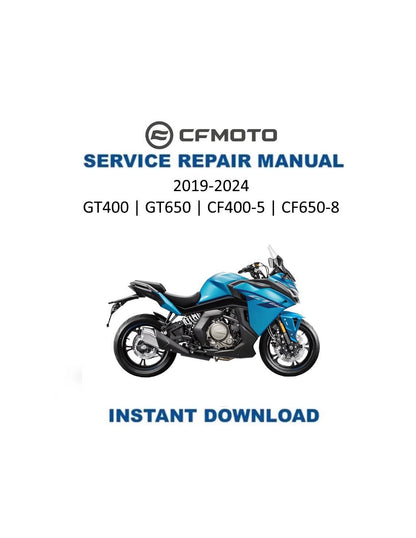 CFMOTO GT 400 650 Motorcycle Service Manual 2019-2024 - Service Manual PDF Instant Download