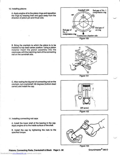 Toro Groundsmaster 580 D Mower Service Manual sample page from service manual