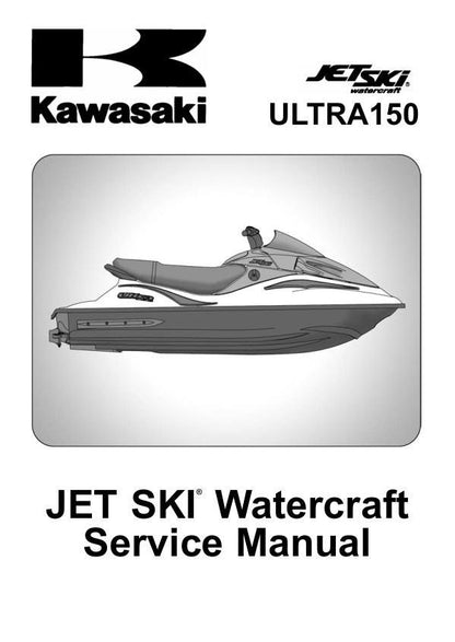 Kawasaki Jetski Ultra 150 Service Manual factory service manual title page