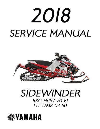 Yamaha Sidewinder Snowmobile Service Manual factory service manual title page