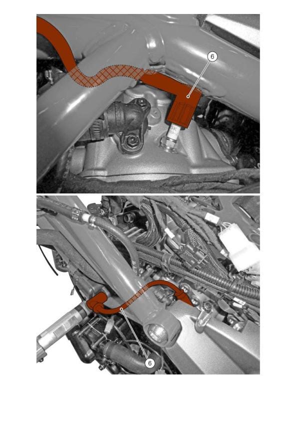 Ducati Multistrada 1200S ABS Motorcycle Service Manual sample page from service manual