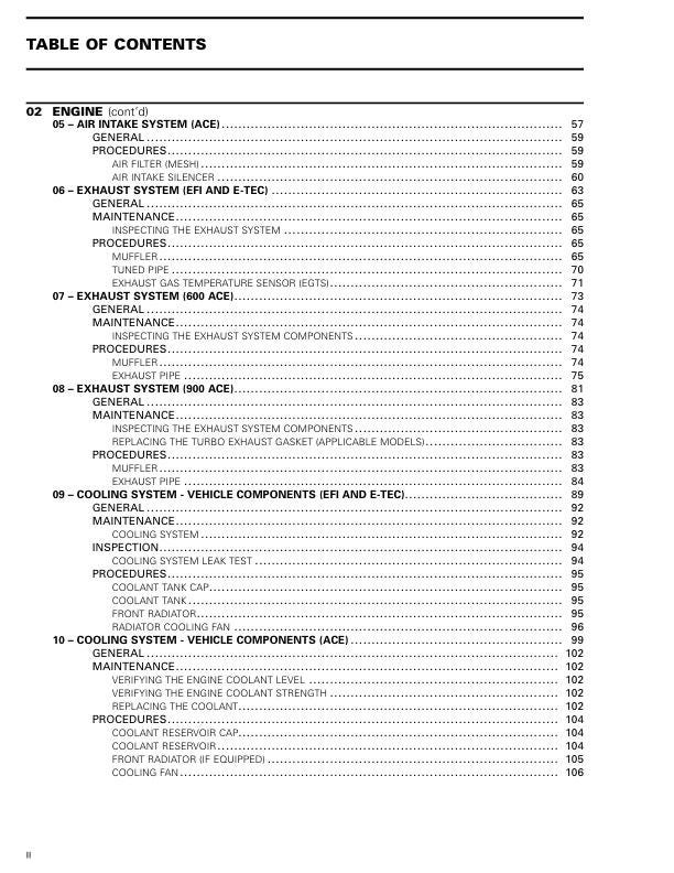 Skidoo Skandic 600 850 900 Snowmobile Service Manual sample page from service manual
