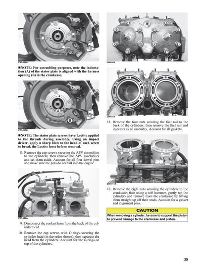Arctic Cat ZR R-XC Riot M 600 Catalyst Snowmobile Service Manual sample page with diagrams and specifications