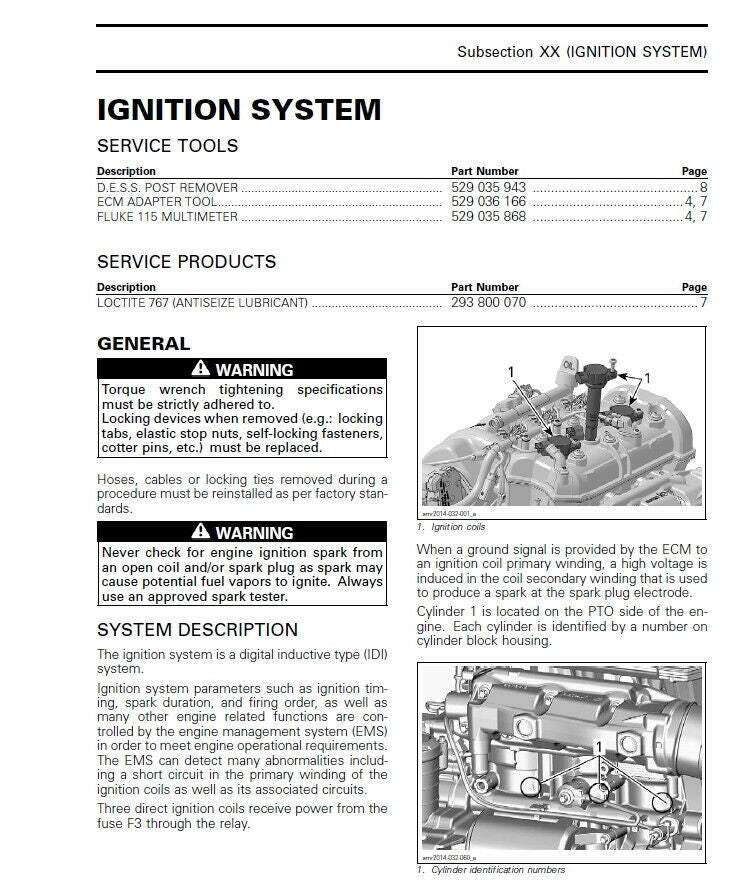 Yamaha SR230 Jet Boat Service Manual sample page from service manual