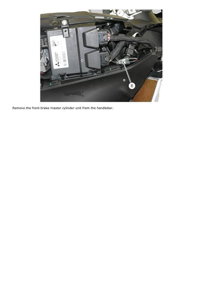 Ducati Panigale SBK 959 E4 Motorcycle Service Manual sample page showing repair procedures