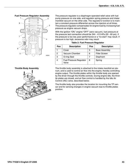 Volvo Penta 4.3 5.0 5.7 8.1 GXi OSi Gi Engine Service Manual sample page from service manual