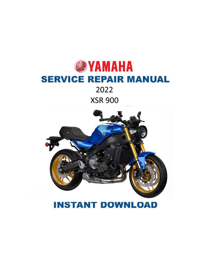 Yamaha XSR 900 Motorcycle Service Manual 2022-2025 - Service Manual PDF Instant Download