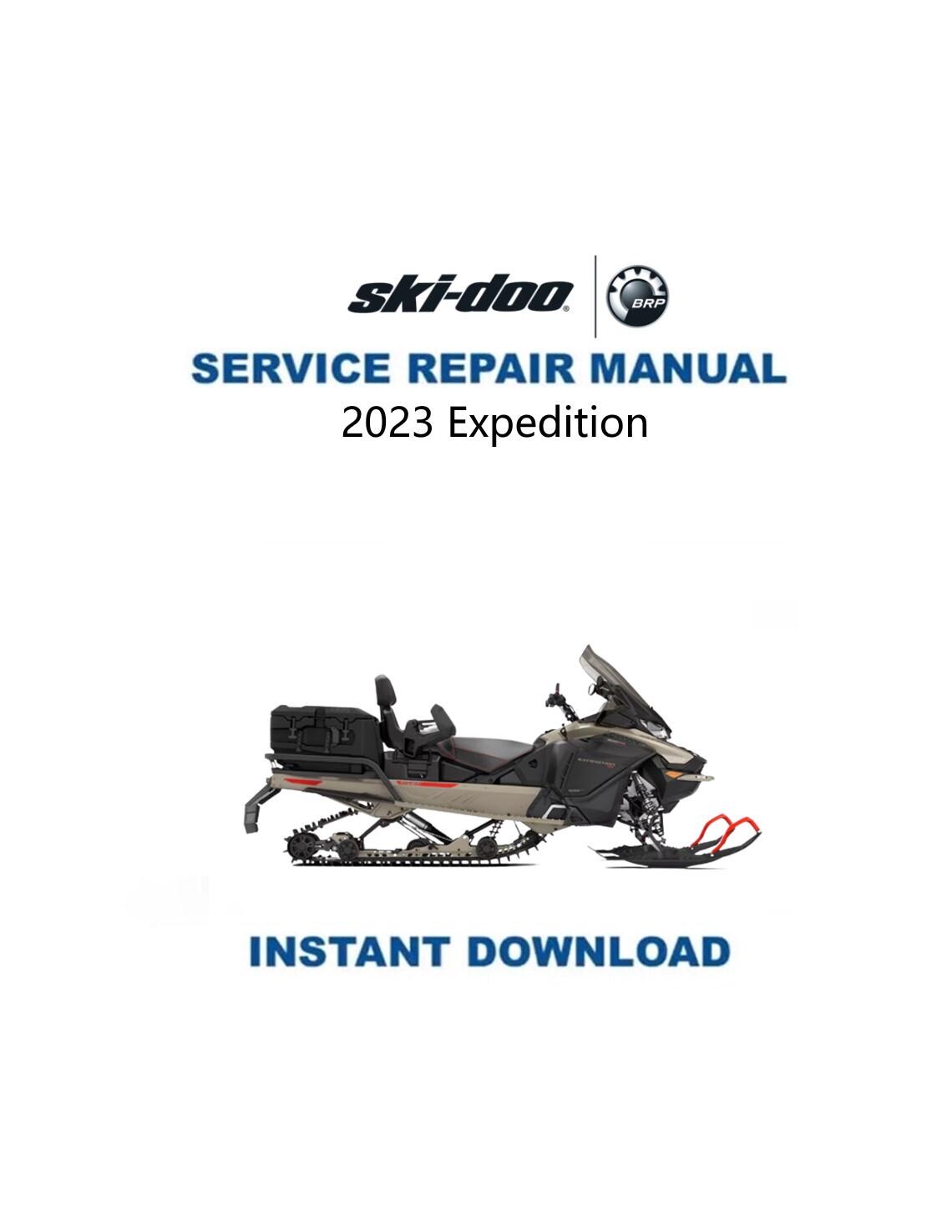 Skidoo Expedition 600 850 900 Snowmobile Service Manual 2023-2025 - Service Manual PDF Instant Download
