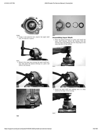 Arctic Cat Prowler Pro UTV Service Manual sample page from the repair manual